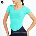 Quick-Drying And Breathable Sports T-shirt Loose And Versatile Yoga Upper Sleeve Running Fitness Top